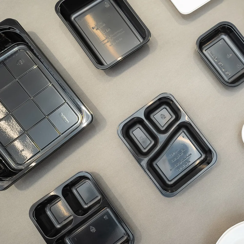 Récipient CPET jetable en plastique micro-ondable sûr CPET boulangerie compagnie aérienne plateau d'emballage alimentaire