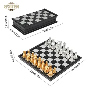 Jeu d'échecs éducatif et à la mode, 32 pièces, jeu d'échecs, en or et argent, niveau personnel