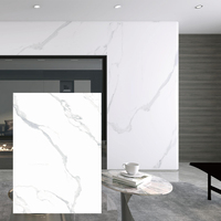 Panel de pared de PVC Spc con diseño geométrico moderno, panel de pared interior impermeable para cocina y baño