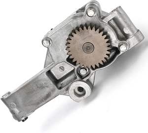 ปั๊มน้ำมันเครื่อง HongWang สำหรับรถขุด 330C รุ่น 189-8777 สำหรับเครื่องยนต์ C9/C7 สีเงิน รับประกัน 1 ปี - Product Image 1