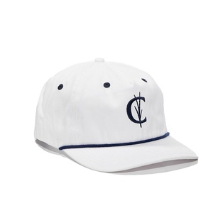 Gorra Personalizada con Logotipo en Cuerda, Visera Ligeramente Curvada, 5 Paneles, Visera Plana, Cierre a Presión, Gorra de Algodón con Bordado - Product Image 5