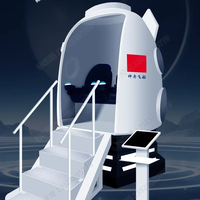 Équipement de réalité virtuelle 9D à grande échelle pour simulateur de vol aérospatial en capsule spatiale, pour l'éducation