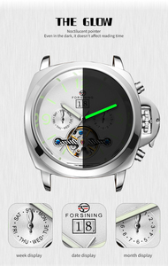 Orologio da Polso da Uomo Automatico Tourbillon di Lusso di Fabbrica Cinese Popolare con Cinturino Personalizzato in Vera Pelle - Product Image 6