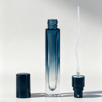 Botol Tester Parfum Kotak Isi Ulang Kosong Kecil 10ml Botol Parfum Kaca dengan Pompa Semprot Sekrup