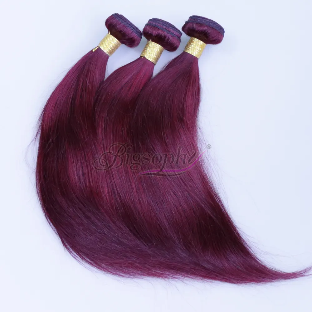 Wholesale Unprocessed 12A 100% Raw Brazilian Virgin Hair Vendors,Cuticle Aligned Human Hair #99J bundles with closure