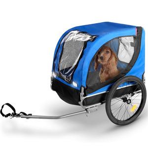 Remorque de vélo pour animaux de compagnie Vélos Chien Remorque Pliante Camper Remorque Pet Cart Vélo Wagon Cargo Carrier Attachement Pour Voyage - Product Image 1