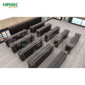 Plan 3D pré-construction pour l'intégration de réfrigérateurs et d'étagères en supermarché - Product Image 6