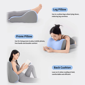 Thoải Mái Văn Phòng Nhà Xe Đầu Hỗ Trợ Gối Bộ Nhớ Bọt Trở Lại Đệm Lưới Dệt Kim Đệm Cho Cổ Ghế Bao Gồm tựa Lưng - Product Image 2