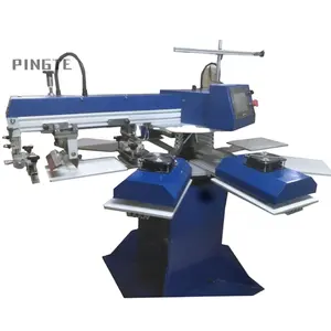 Best Quality Automatic China label tshirt rotary textile silk screen printing machine