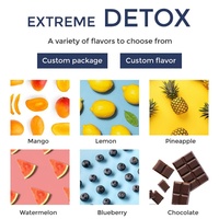 Hoogwaardig Private Label Volwassen Voedingsmiddel Fruitmix Immuunondersteuning Lever Detox Darmgezondheid Groene Poeder Supplement Groothandel