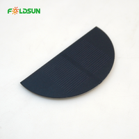 Panel Surya PERC PET Semi-Sirkular untuk Pompa Kolam Air Mancur Tahan Air Anti-Penuaan Tahan UV Ukuran Kustom Pabrik OEM Langsung