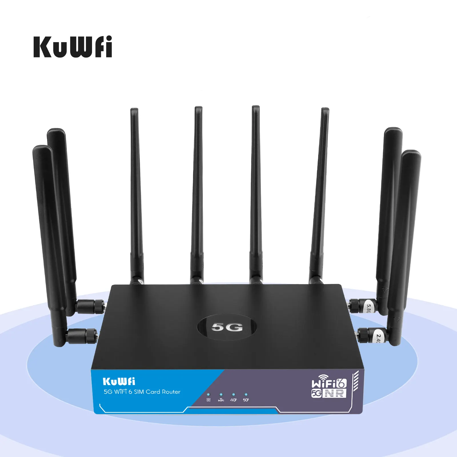 KuWFi RM503Q 5G Router Modem WIFI6 3000 Mbps With Sim Card Slot Outdoor 5G Router CPE