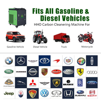 Máquina de Limpieza de Carbono HHO 300L/h con Salida de Gas Ajustable de Grado Industrial para Varios Modelos de Motor de Vehículos