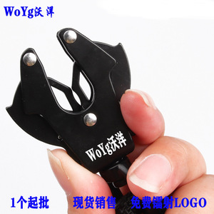 Alloy Dog Leash <b>Clip</b> Quick Release Medium Size Tactical Pet Rope <b>Buckle</b> Solid Sport Style Rivet Detail - Product Image 3