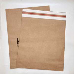 Custom LOGO Kraft Mailer Brown Mailing <b>Bag</b> Biodegradable Paper Mailing <b>Bag</b> for <b>Clothing</b> Polymailer S M L Shipping <b>Bags</b> - Product Image 4