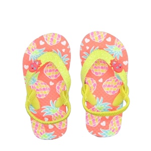 Modello personalizzato carino pantofole cinghie logo stampato in pvc della ragazza infradito - Product Image 1