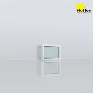 ผลิตภัณฑ์กันน้ำของไทย HOFFEN หน้าต่าง uPVC ประหยัดพลังงาน รับแสงแดด ขนาด 60x40 สีขาว ประเทศไทย หน้าต่างรับแสงแดด 60x40 ซม. - Product Image 1