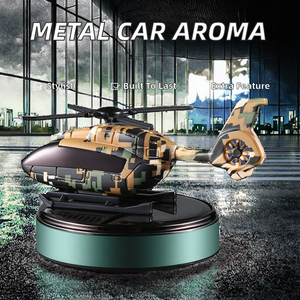 Diffuseur de parfum solaire pour tableau de bord de voiture, jouet hélicoptère, accessoires de voiture, parfum d'ambiance pour voiture - Product Image 3