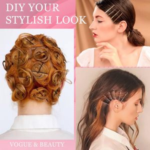 JOYFFO - 250 Horquillas para el Cabello en Colores Variados, Horquillas Metálicas de Primera Calidad, Ideales para Todo Tipo de Cabello, Bonita Caja para Niñas y Mujeres - Product Image 5
