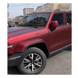 2023 usine vente chaude auto-adhésif mat Chrome Romance rouge Auto carrosserie couverture Pet Liner voiture Wrap vinyle