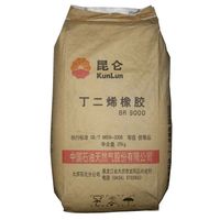 Caoutchouc synthétique de qualité BR9000/caoutchouc butadiène Shandong BR9000 pour douille avec prix