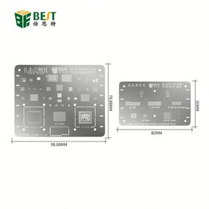 Modèle de soudure de pochoir de rebillage BGA de puce IC en acier japonais de haute qualité pour <span class=keywords><strong>iPhone</strong></span> X 6 Plus <span class=keywords><strong>5</strong></span> <span class=keywords><strong>carte</strong></span> <span class=keywords><strong>mère</strong></span> en acier inoxydable - Product Image 6