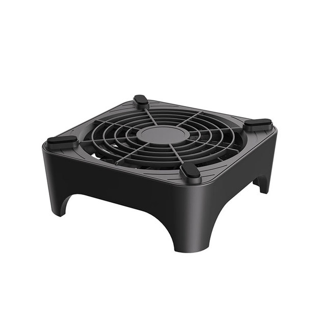 Quiet Ball Bearing Mini Cooling Fan DC 5V USB Powered Plastic Radiator for Set Top Box Router and Computer Case