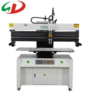 Máquina de impressão de tela de seda semi automática para venda, máquina de impressão de pasta de solda automática para montagem smt