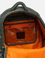 Sac à dos de voyage léger en polyester PET recyclé, avec fermeture rolltop, ceinture à coussin d'air, imperméable, antivol, USB, pour ordinateur portable 15,6 pouces