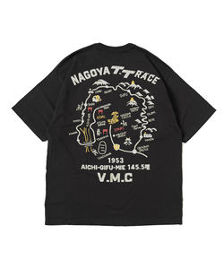Camiseta bordada de gran tamaño para hombre con serigrafía personalizada deportiva de peso pesado - Product Image 4