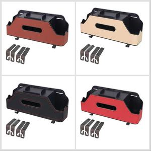 Vente chaude Personnalisé Multifonctionnel Organisateur De Voiture Siège Arrière Stockage Boîte De Mouchoirs Boîte De Papier pour Véhicule - Product Image 6