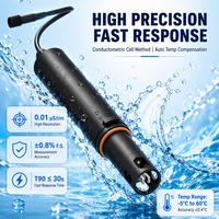 Analyseur de qualité de l'eau en ligne, capteur de température EC TDS avec RS485 pour l'eau potable, l'eau souterraine, filetage NPT 3/4