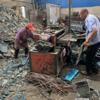 Machine de décapage de radiateurs Miracle, machine de recyclage de radiateurs, machine de séparation du cuivre et de l'aluminium à vendre