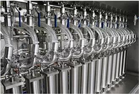 KEFAI Remplissage de liquide chaud 250ml petite bouteille d'eau en plastique dosant la machine de remplissage de qualité alimentaire