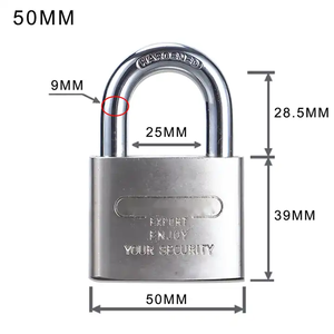 Candado de 50mm de alta calidad a bajo precio, fabricante en China, candado de hierro y plata - Product Image 6