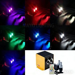 Kit de plafonniers à fibres optiques scintillantes 24W avec application TUYA, moteur lumineux RGBW pour la décoration de la maison et de la chambre à coucher - Product Image 5