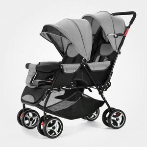 Carriolas Dobles Plegables Personalizables de Alta Calidad con Asiento Ajustable, Acero Inoxidable y Tela para Venta al Por Mayor - Product Image 3