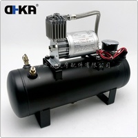 Compresseur d'air à filtre en fer DHKA 12V 6L avec interrupteur de pression 120-150 PSI et 20 ampères pour klaxon pneumatique AS191A