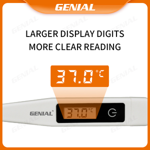 Genial Baby Termómetro <span class=keywords><strong>digital</strong></span> Hogar Impermeable Termómetro de pantalla grande <span class=keywords><strong>Precio</strong></span> de fábrica Soporte OEM ODM - Product Image 5