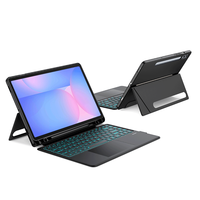 Neue Abnehmbare Kabellose Scherentastatur-Hülle für Tab S10 FE+ 13,1 Zoll mit RGB-Hintergrundbeleuchtung und Touchpad