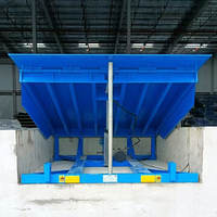 Niveleur de quai hydraulique fixe de 6 à 15 tonnes avec lèvre anti-impact pour déchargement de conteneurs par chariot élévateur