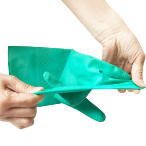Gants de protection chimique en nitrile Hikari, taille 7, bouts des doigts texturés, pour la transformation alimentaire et le nettoyage, non stériles, sans latex - Product Image 2