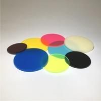 Disques ronds en plastique Perspex colorés, cercle de couleur, acrylique, taille 6cm 7cm 8cm 9cm 10cm