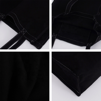 Sacs de courses réutilisables personnalisés avec logo imprimé par sublimation, sacs à main en toile de coton polyester pour femmes, avec fermeture éclair