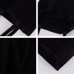 Bolsas de Compras Reutilizables Personalizadas con Logotipo Impreso por Sublimación, Bolsas de Mano de Moda para Mujer, de Poliéster, Algodón y Lona, con Cierre - Product Image 5