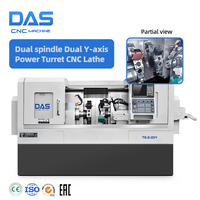 Torno CNC de Doble Husillo y Doble Eje Y de Alta Precisión DAS TS-6-DIIY con Torreta Motorizada