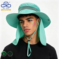 Sombrero de sol Legionnaire BAE SHIOW con ala ancha, solapa para el cuello, protección solar UPF, ventilación de malla, para pesca y senderismo al aire libre, con correa para la barbilla