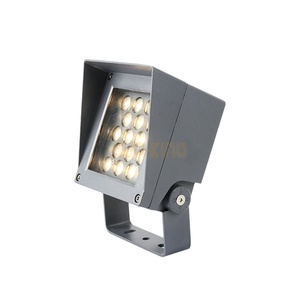 RGBW Outdoor Flood Garden Lights <span class=keywords><strong>Spot</strong></span> de projection circulaire réglable avec source d'alimentation CA en matériau blanc chaud (3000K) - Product Image 1