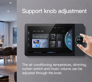 <span class=keywords><strong>Panel</strong></span> de <span class=keywords><strong>Control</strong></span> Inteligente F6 Smart Life de <span class=keywords><strong>6</strong></span> Pulgadas, Zigbee Gateway, Interruptores de Pared, <span class=keywords><strong>Control</strong></span> Giratorio, Hogar Inteligente, Táctil, Central, UE, Reino Unido, 220V - Product Image 4