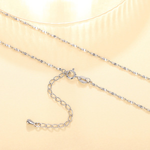 Collana a Catena Stile Gypsy Minimalista per Uso Quotidiano Unisex Gioielleria Fine 18 Pollici - Product Image 1